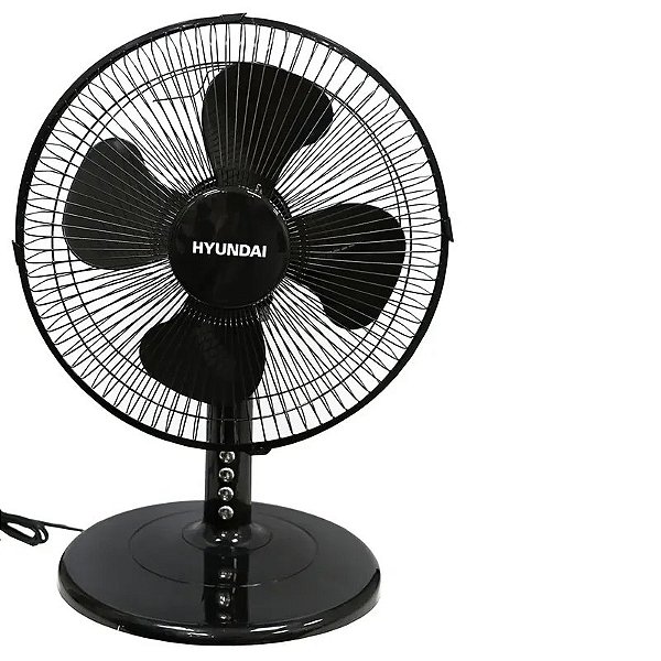 Ventilador De Mesa Hyundai 30Cm - 4 Pás, 110V, Modelo Hy-Fd30Abw
