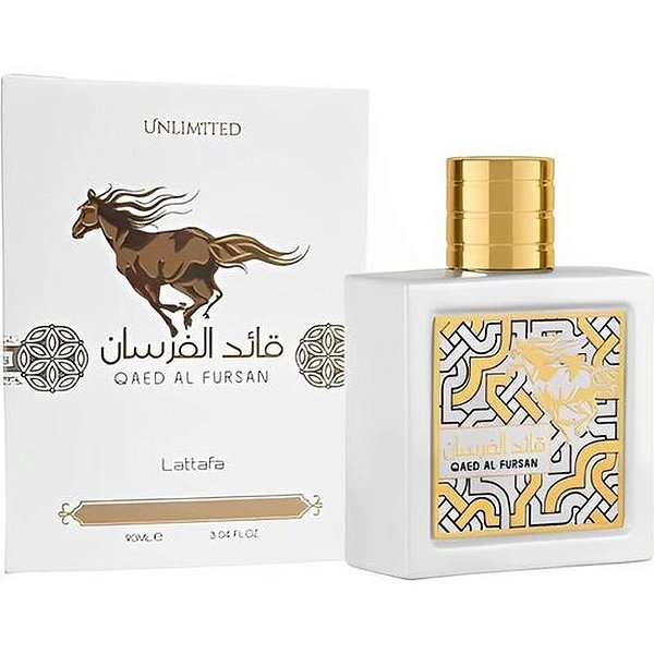 Perfume Masculino Lattafa Qaed Al Fursan Edt 100Ml - Elegância E Sofisticação