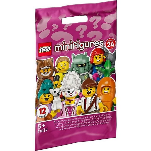 Minifiguras Lego Série 71037 - Pacote com 24 Personagens Colecionáveis