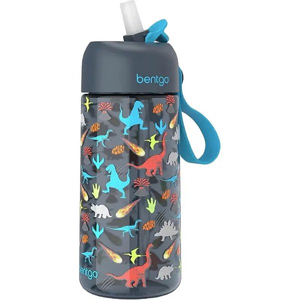 Garrafa Infantil Bentgo com Design de Dinossauro - BGKDWB1-DNO
