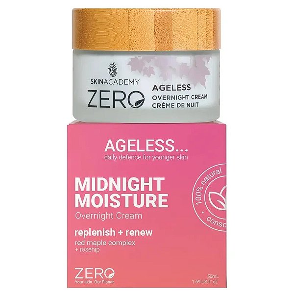 Creme Noturno Antienvelhecimento Skin Academy - 50ml: Rejuvenescimento Intensivo para a Pele