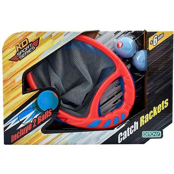 Raquetes de Captura com 2 Bolas Ditoys - Modelo 2203