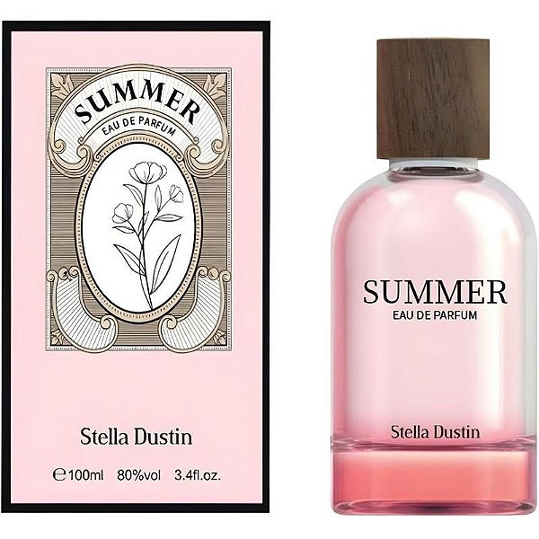 Perfume Feminino Stella Dustin Summer EDP 100mL - Elegância e Frescor Estival