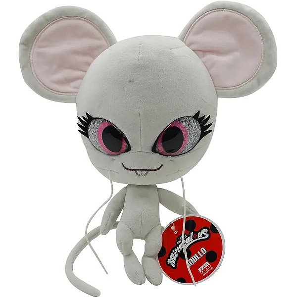 Pelúcia Miraculous do Zag - Boneco Colecionável M13012