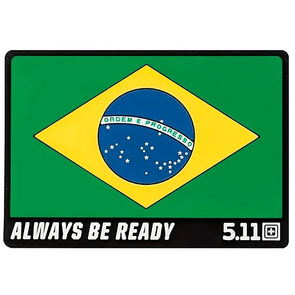 Emblema Tático Flag Brasil 5.11 - Patch 92199BZ-999