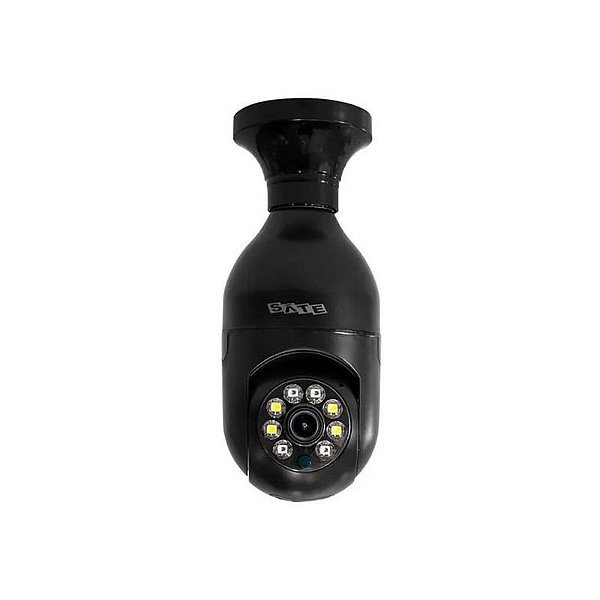 Câmera IP A-CAM0031 Wifi Panorâmica - Monitoramento Seguro em Preto