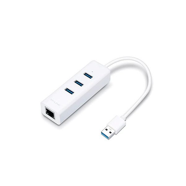 Adaptador USB 3.0 TP-Link UE330 com 3 Portas - Branco
