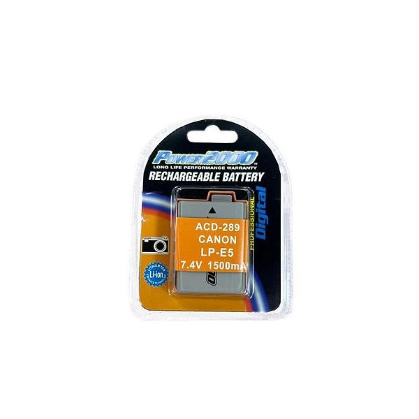Bateria Recarregável POWER2000 ACD-289 para Câmeras LP-E5