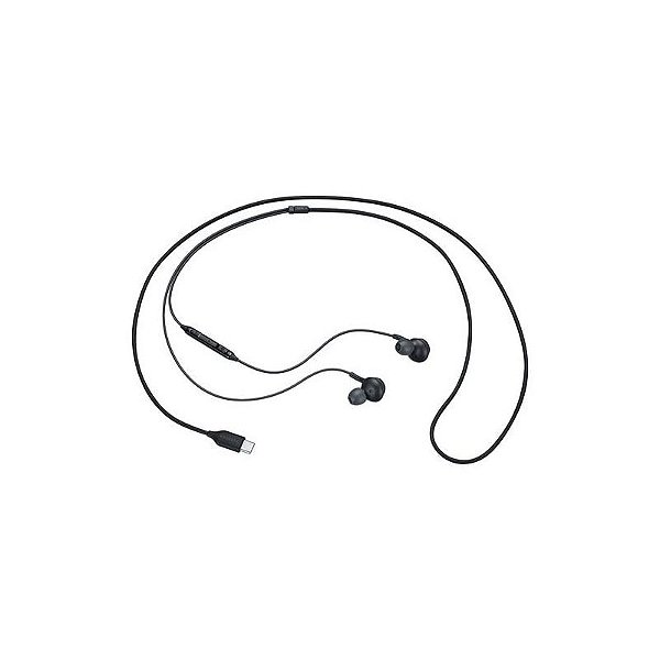 Fones de Ouvido Samsung Tipo-C com Microfone - Preto - Modelo EO-IC100BBEGWW