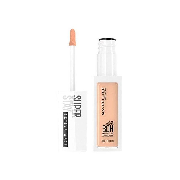 Corretivo Maybelline Superstay 30H - Tom N20 para Cobertura Duradoura