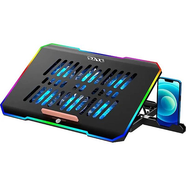 Cooler USB Compacto para Notebook Satellite A-CP23 - Preto com Alta Eficiência Térmica
