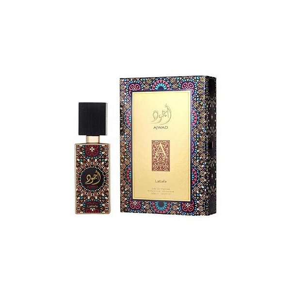 Perfume Unissex Lattafa Ajwad Eau de Parfum 60ML - Aroma Elegante e Sofisticado
