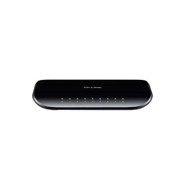 Switch Ethernet Tp-Link TL-SG1008D - 8 Portas. Gigabit Full Duplex. Design Robusto