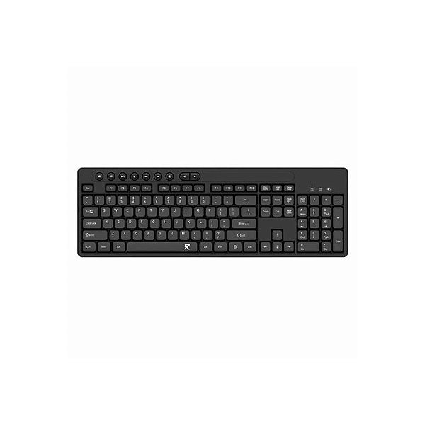 Teclado Sem Fio Redragon R Office BK-7094 - Preto Elegante para Escritório