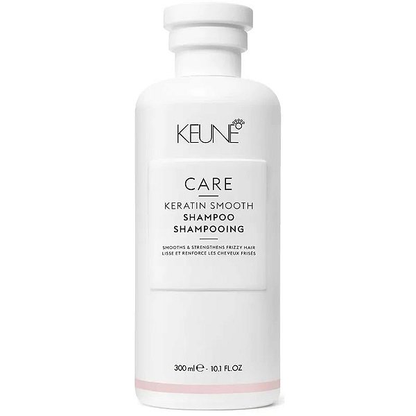 Shampoo Keune Care para Alisamento e Fortalecimento com Queratina - 300mL