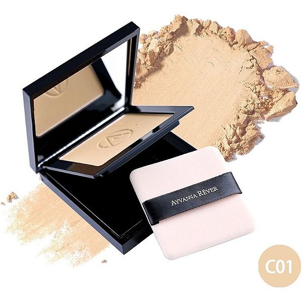 Pó Facial de Cobertura Matte Ayvanna Rêver C01 - 9g.