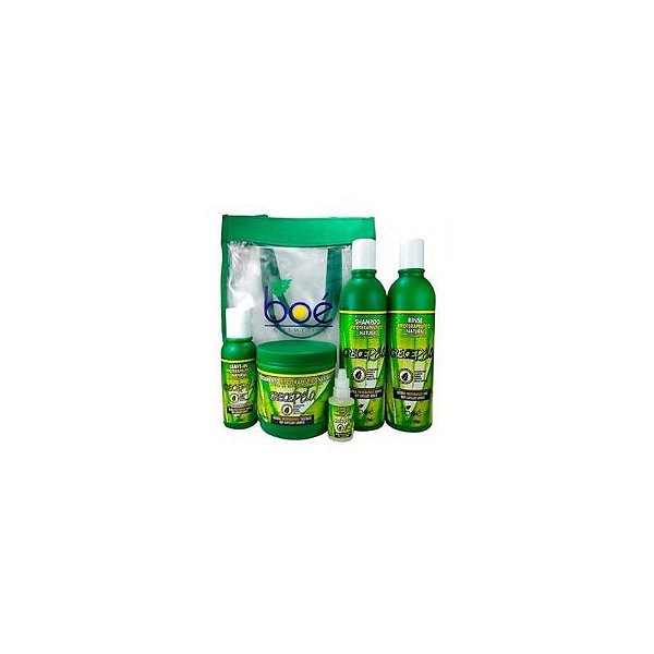 Kit De Tratamento Capilar Crecepelo - Bolsa Com 5 Itens - Boe