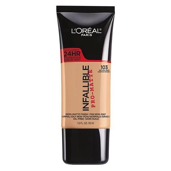Base Líquida Matte Loreal Infallible Promatte 24Hr N Buff