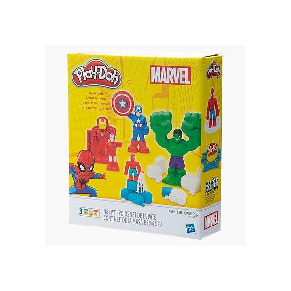 Brinquedo Boneco Hasbro Play-Doh Ferramentas de Herói E0375