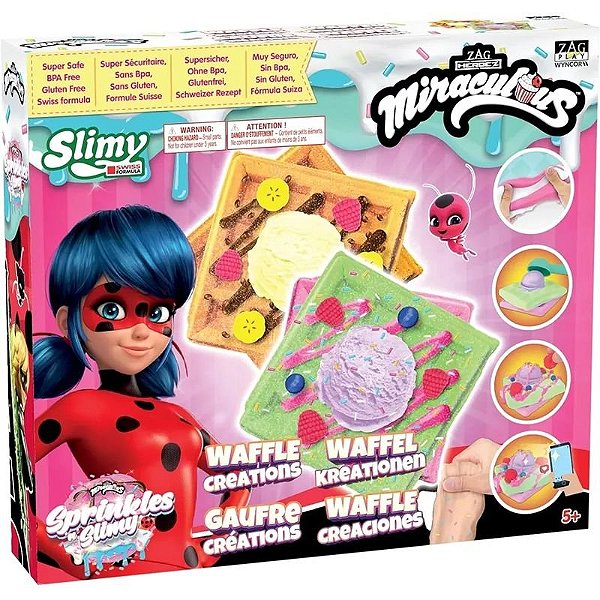Criações de Waffles Mágicos com Sprinkles e Slime Zag - M06010
