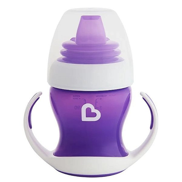 Copo de Treinamento Munchkin Gentle Roxo 118mL para Bebês