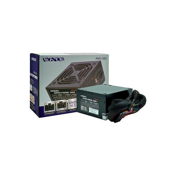 Fonte de Alimentação ATX Satellite PRO-350 Semi Modular 350W - Alta Performance