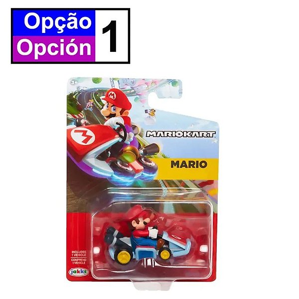 Mario Kart Jakks Pacific 40303 - Conjunto Diversificado De Brinquedos Para Crianças