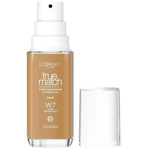 Base Líquida L'Oréal True Match W7 - Médio Quente - 30mL