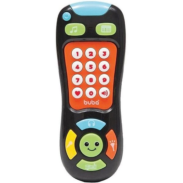 Controle Remoto Musical Buba 09687 - Preto com Funções Avançadas