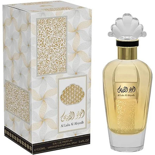 Perfume Sahari Al Lulu Al Abiyedh EDP 100mL - Unissex Aromas Exóticos e Elegantes