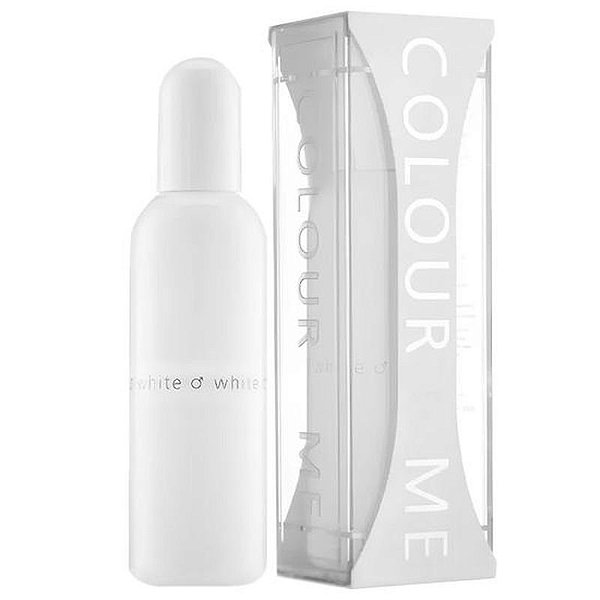 Perfume Eau de Parfum Masculino Colour Me White - 90ML
