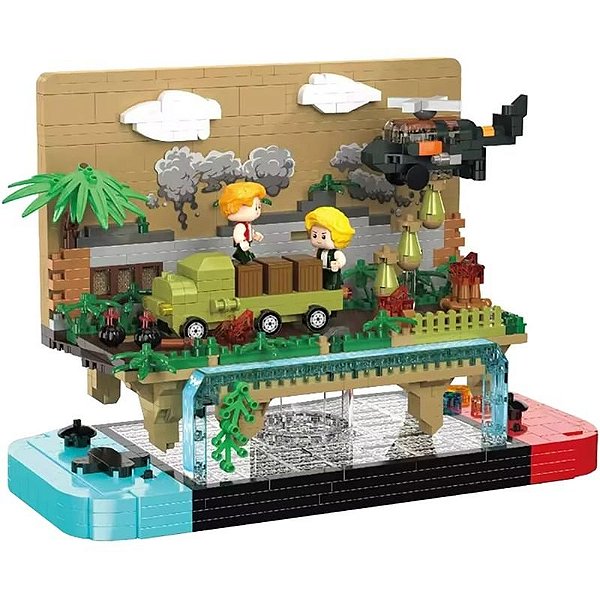 Jogo de Blocos de Construção Koco - Mundi Guerreiro II - 1089 Peças