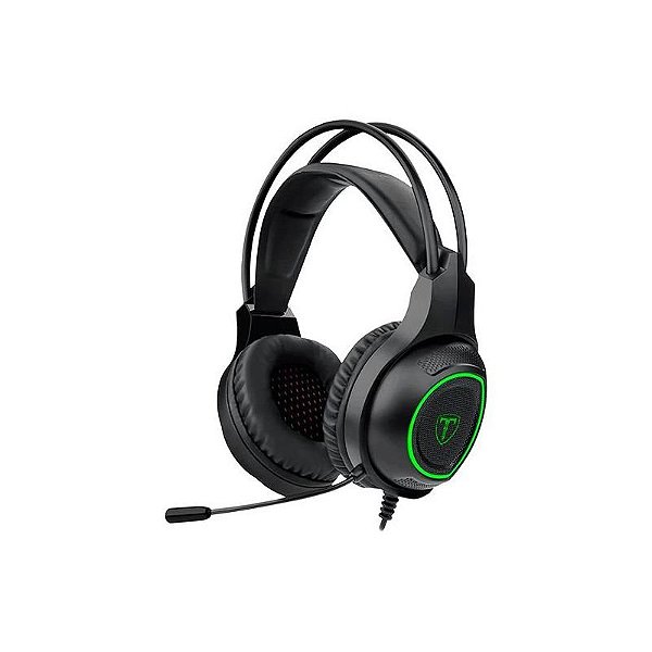 Headset Gamer T-Dagger Atlas T-RGH201 USB - Preto com som de alta qualidade