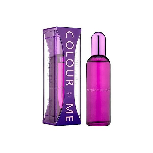 Perfume Colour Me Purple - Eau de Parfum Feminino 100ML - Fragrância Elegante e Floral
