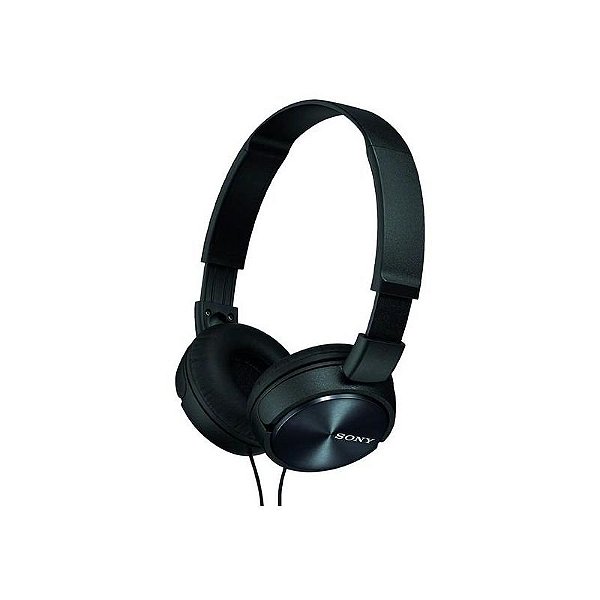 Fones de Ouvido Sony MDR-ZX310AP com Microfone - Conexão 3.5MM - Cor Preta