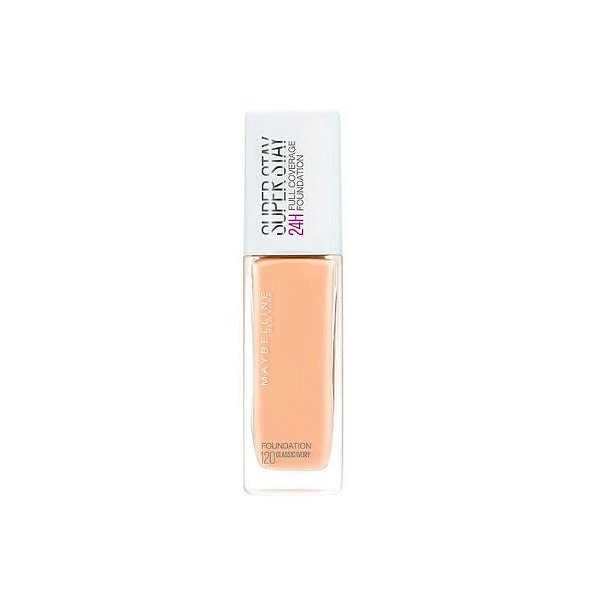 Base Maybelline Superstay Alta Cobertura 120 Marfim Clássico