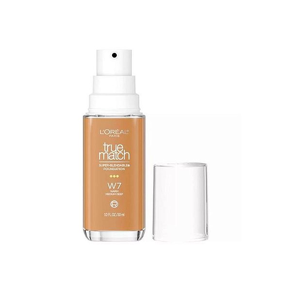 Base Líquida L'Oréal True Match Superblendável W7 Médio Quente Profundidade
