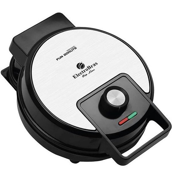 Mini Máquina Para Fazer Donuts Ebdn-01 1200W 110V - Preto E Prata - Electrobras