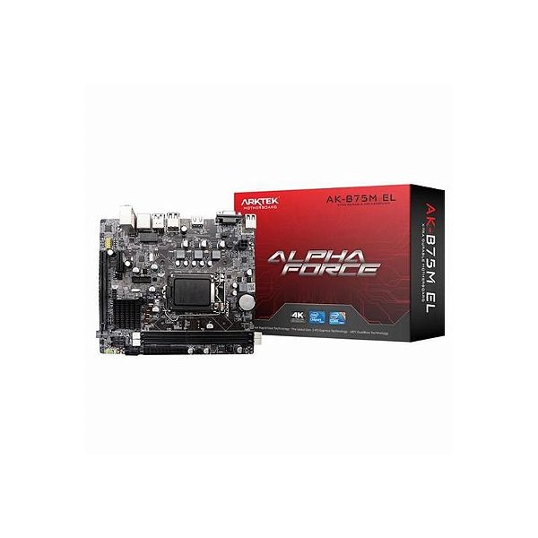 Placa Mãe Arktek Ak-B75M El Vga/Ddr3/Hdmi - Lga 1155