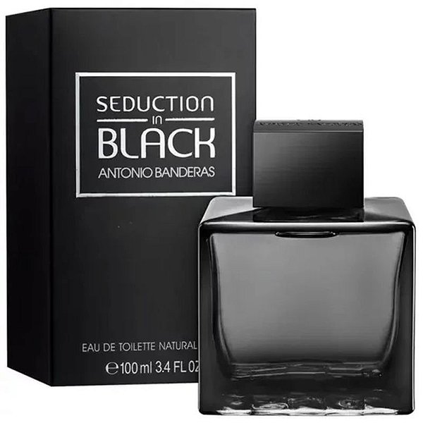 Perfume Masculino Antonio Banderas Seduction in Black EDT 100mL
