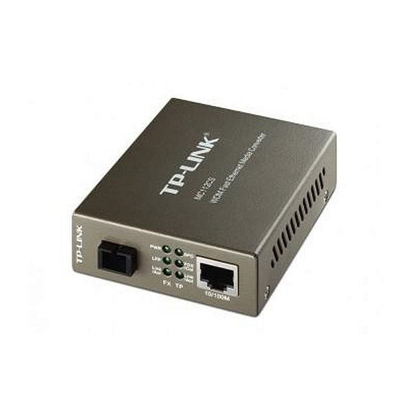 Conversor de Mídia TP Link MC112Cs 10/100Mbps WDM - Fibra óptica e Ethernet na velocidade que você precisa.