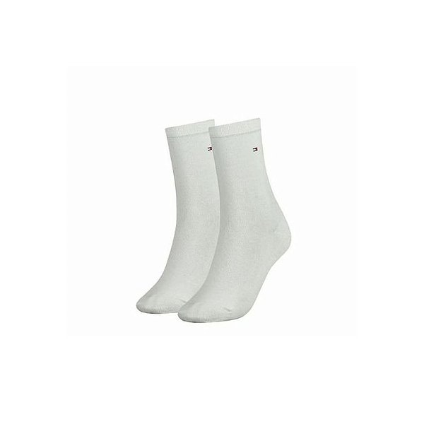 Meias Tommy Hilfiger Unissex Etp762 100 Os Branco