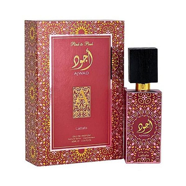 Perfume Feminino Lattafa Ajwad Pink To Pink Eau de Parfum - 60ML