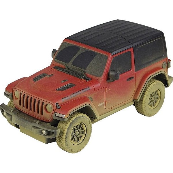Jipe Wrangler Rubicon Versão Off-Road Escala 1/24 Rc 2.4 Ghz Rastar 79500-4