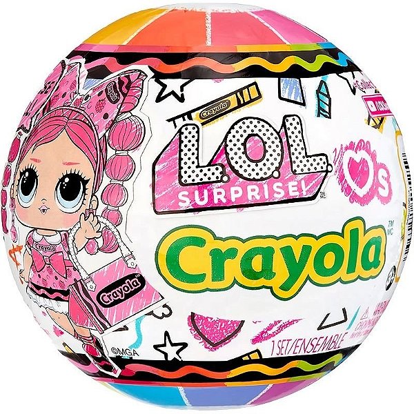 Boneca L.O.L. Surprise com Crayola - Edição Especial 505259EUC