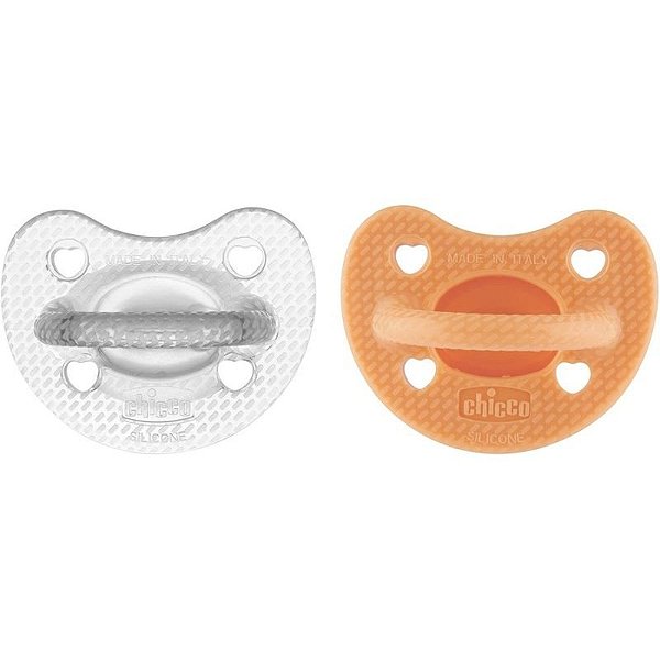 Chupeta de Silicone Luxe Chicco Physio Forma 6-16 Meses - 2 Unidades