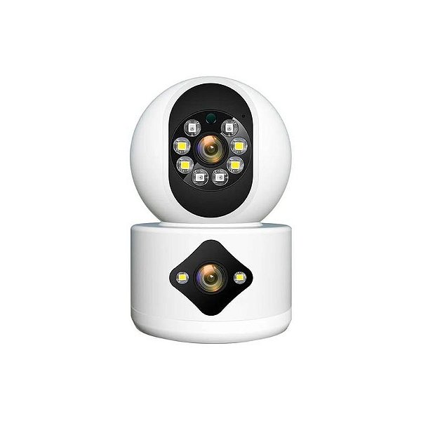 Câmera de Segurança Smart IIPD-01 Dual 4MP Wifi - Branca