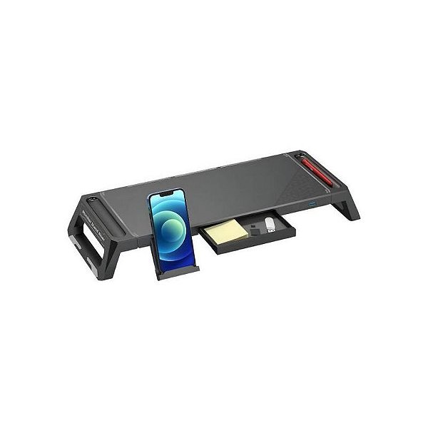 Suporte de Mesa para Monitor Sate A-CP61 Ajustável e Ergonômico