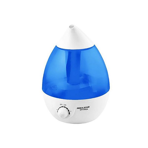 Umidificador de Ar Megastar GH1342A 25W 2.7L Bivolt - Azul e Branco