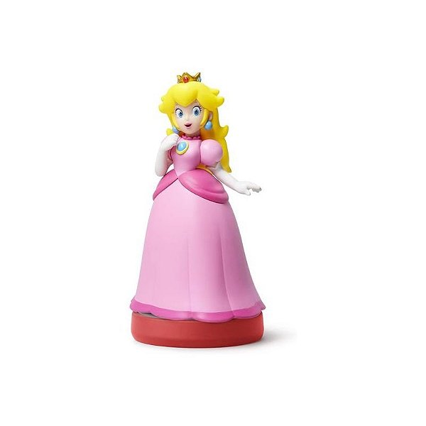 Boneco Amiibo Nintendo Peach - Super Mario NVL-C-Abac para Colecionadores